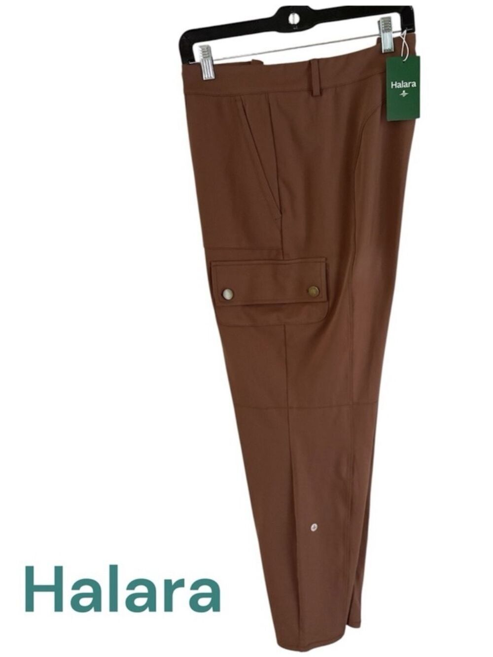 HALARA Brown Skinny Cargo Pants. 2X. So soft and comfortable! New w/tags!
